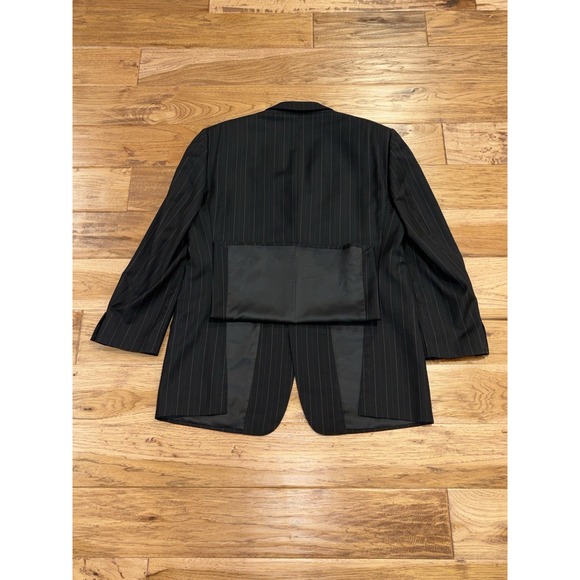 Ermenegildo Zegna Trofeo Wool Striped Italian Blazer Jacket IT‎ 54 US Sz 44 - Picture 10 of 14